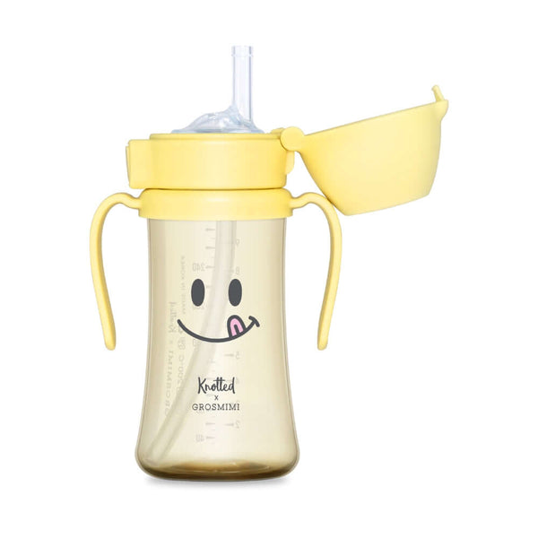 Grosmimi - Smile PPSU Straw Cup 300ml - Lemon Sugar
