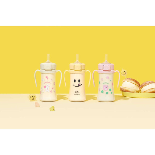 Grosmimi - Smile PPSU Straw Cup 200ml - Lemon Sugar
