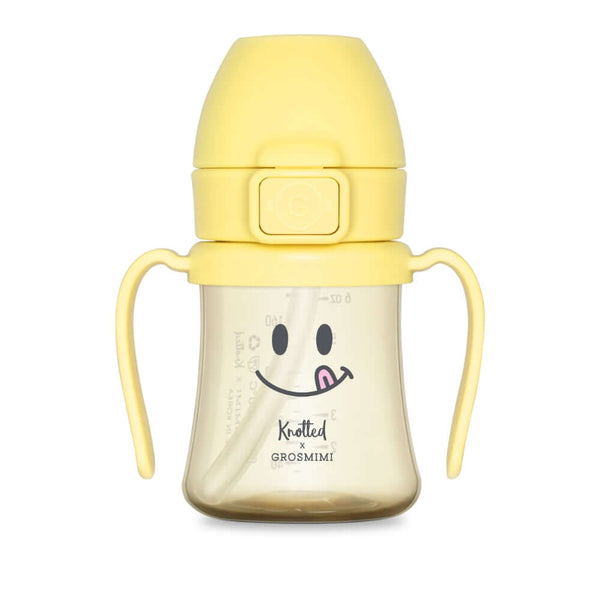 Grosmimi - Smile PPSU Straw Cup 200ml - Lemon Sugar
