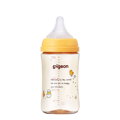 Pigeon Breastfeeding Realization PPSU Plastic Baby Bottle  - Bird - 240ml