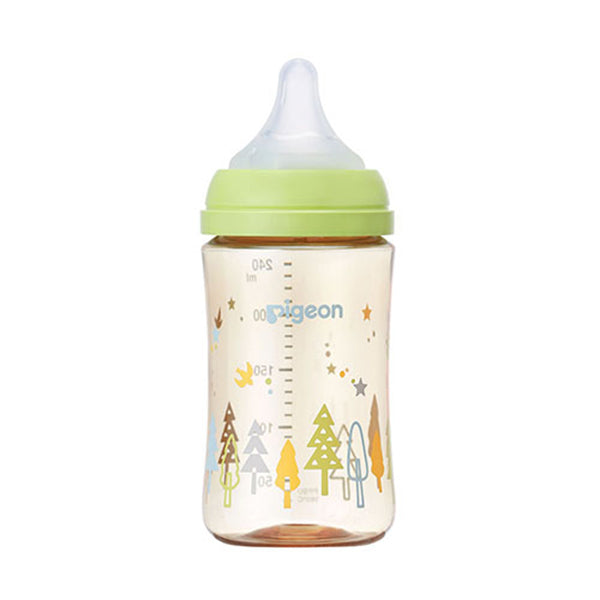 Pigeon Breastfeeding Realization PPSU Plastic Baby Bottle - Tree - 240ml