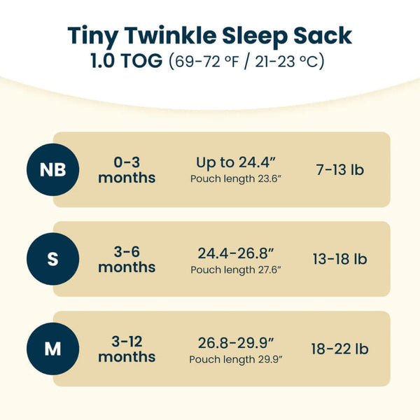 Tiny Twinkle - 2-in-1 Baby Sleep Sack- 1.0 TOG - Sage