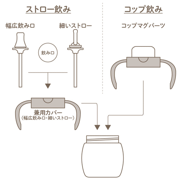 Richell - Tri Mug Set - Green Dinosaur - Start from 5 Months+