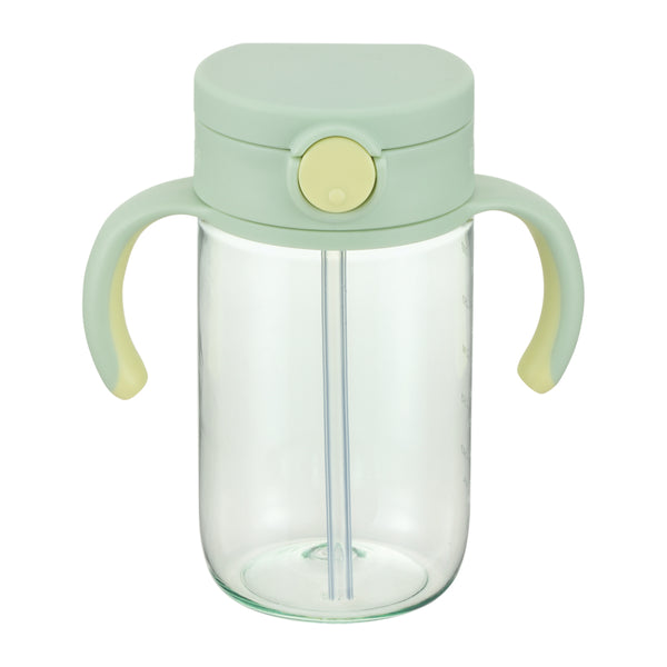 Richell - Aster On-the-go Straw Mug 320ml -Green