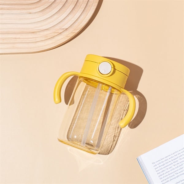 Richell - Aster On-the-Go Straw Mug 320ml - Yellow