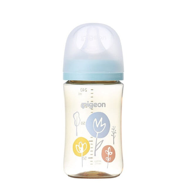Pigeon - Breastfeeding Realization PPSU Plastic Baby Bottle - Flower -240ml