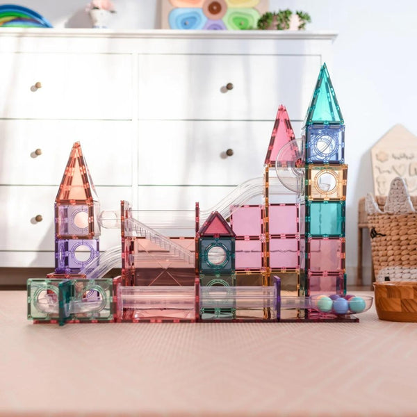 Connetix Tiles - Pastel Ball Run Pack 106 pc