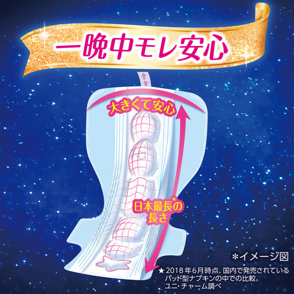 Unicharm Sofy - Sofy Super Sleep Guard Wide 420 - 10 Sheets