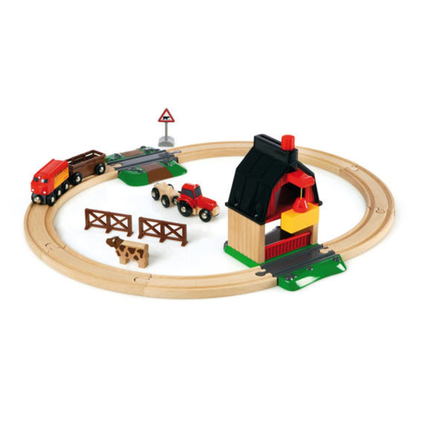 BRIO - Farm Railway Set 20 pieces