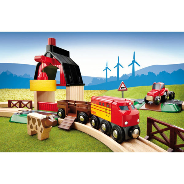 BRIO - Farm Railway Set 20 pieces
