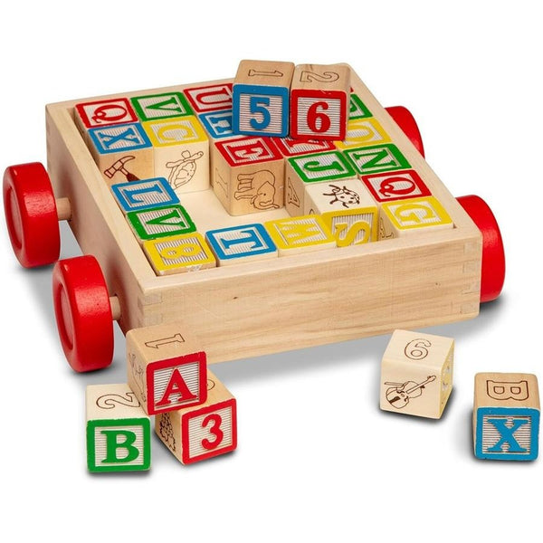 Melissa & Doug - Classic ABC Block Cart - MND1169