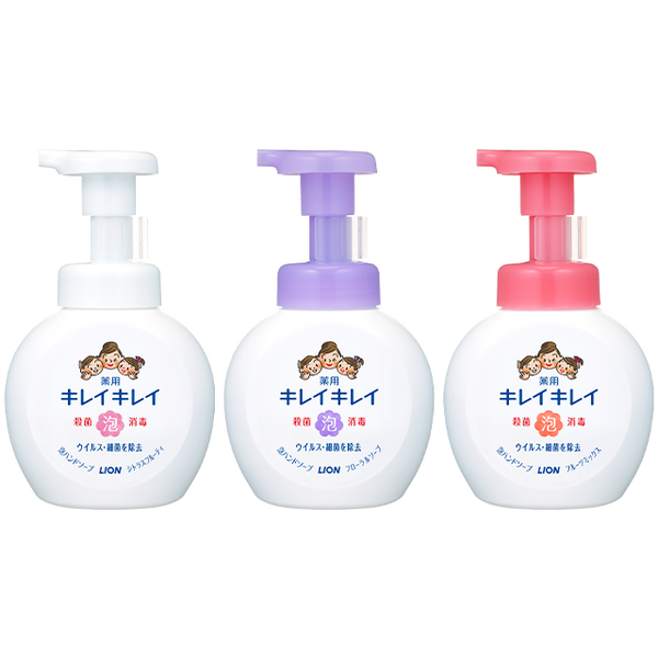 LION - Kirei Kirei Medicated Foaming Hand Soap Bottle - Mix Fruit Scent - Large Size 500ml