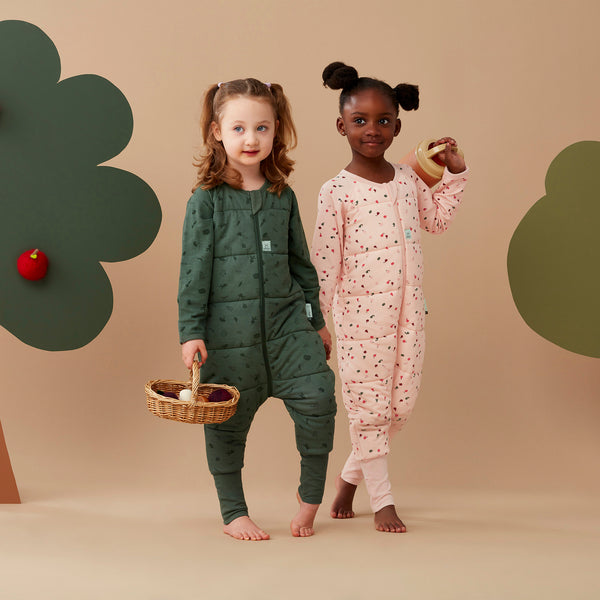 ergoPouch - Sleep Onesie 2.5 TOG - Veggie Patch - 2-3 Years