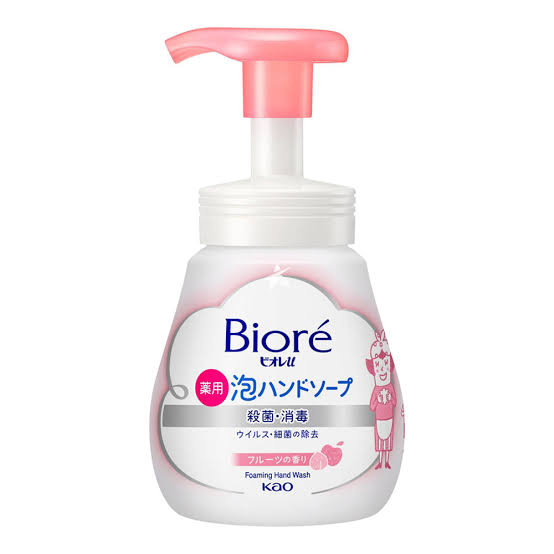 KAO Biore - u Foaming Hand Soap Fruit Scent Pump - 240ml