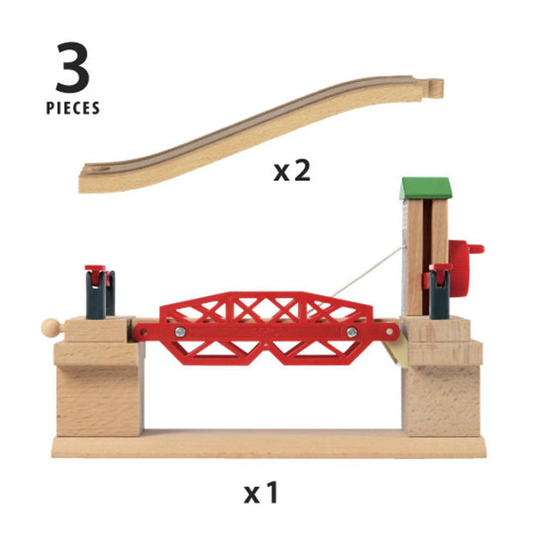 BRIO - Lifting Bridge 3 Pieces - BRI33757