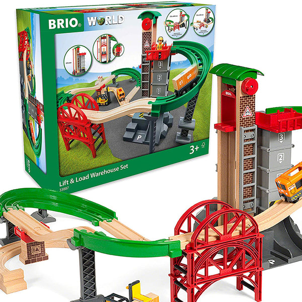 BRIO - Lift and Load Warehouse Set 32 Pieces