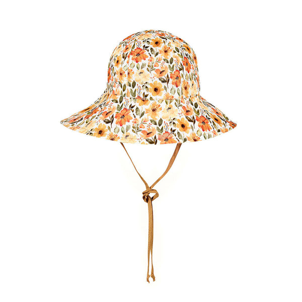 Bedhead Hats - 'Wanderer' Girls Reversible Panelled Bucket Sun Hat - Margaret & Maize-Panda Kids and Baby
