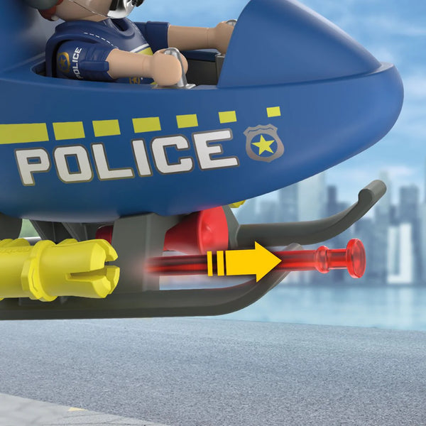 Playmobil - Police Helicopter with Radar Function - PMB72080
