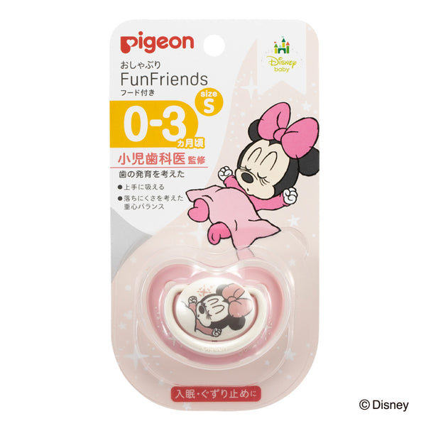 Pigeon - FunFriends Minnie Mouse Baby Pacifier for 0-3months/Size S