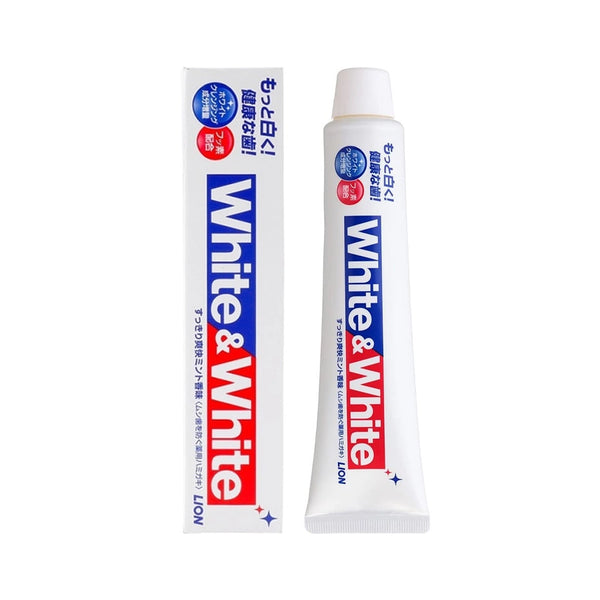 LION - White and  White Fresh Mint Toothpaste 150g