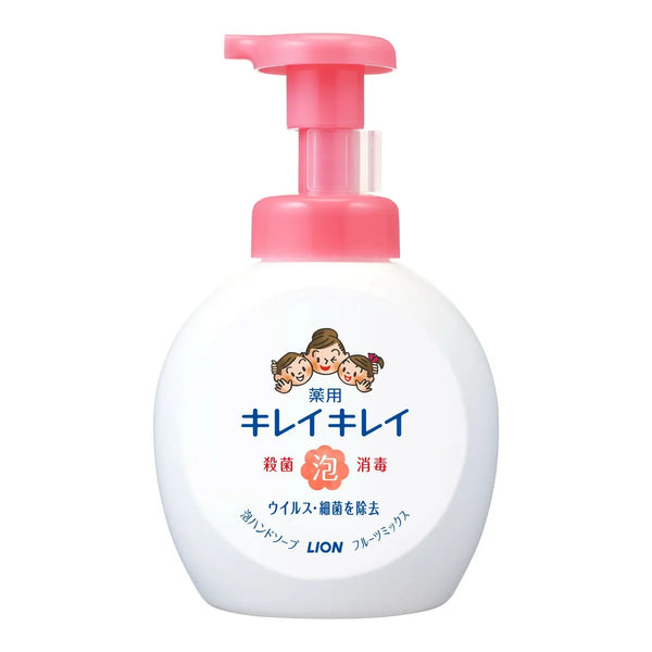 LION - Kirei Kirei Medicated Foaming Hand Soap Bottle - Mix Fruit Scent - Large Size 500ml