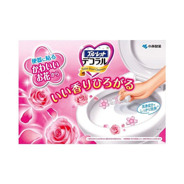 Kobayashi - Bluelet Decoral Toilet Air Freshener & Cleaner - Peach Scent (3 Count)