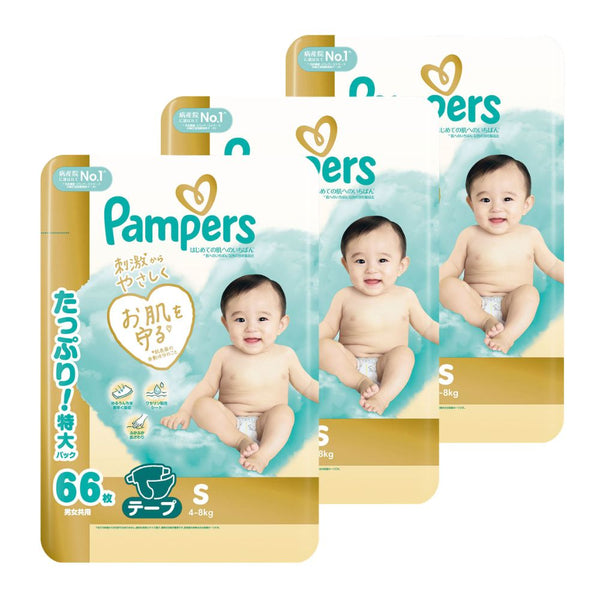 Pampers - Pampers Premium Ichiban Care 5-Stars Diapers Nappy Tape for 4-8kg - Size S -66pcs