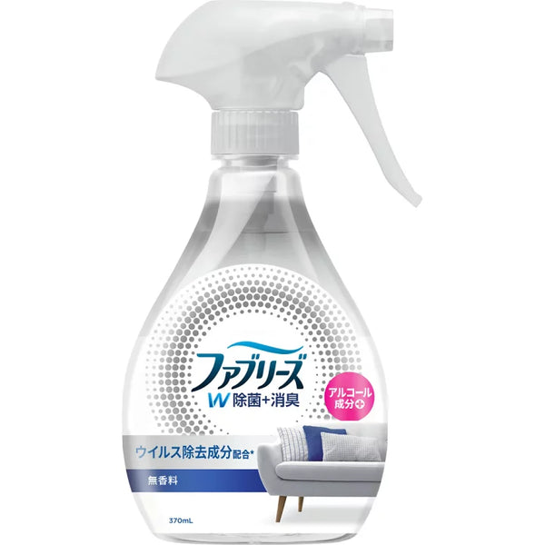 Febreze W Disinfecting Deodorizing Spray for Cloths, Fragrance-free, Alcohol Contained - 370ml