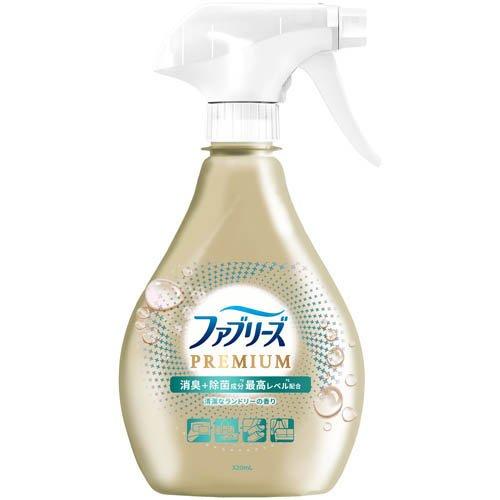 Febreze W Disinfecting + Deodorizing Spray for Cloth Premium Clean Laundry Body (370ml)