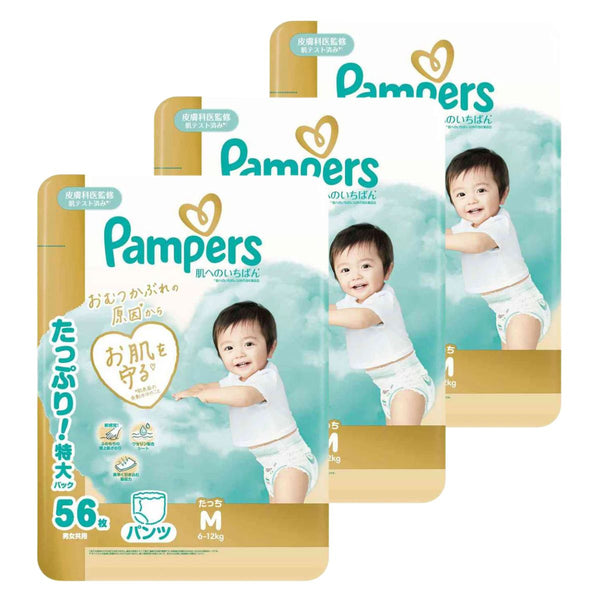 Pampers - Pampers Premium Ichiban Care 5-Stars Nappy Pants for 6-12kg - Size M - 56pcs