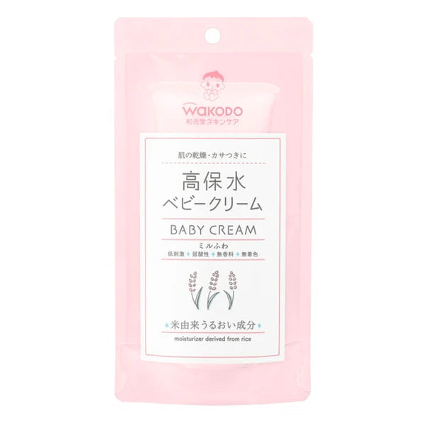 WAKODO - Milfuwa High Moisture Retention Baby Cream With Moisturizer Derived from Rice - 70g