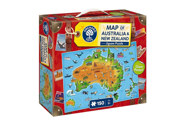 Orchard Toys - Map of Australia & New Zealand Puzzle