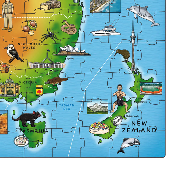 Orchard Toys - Map of Australia & New Zealand Puzzle