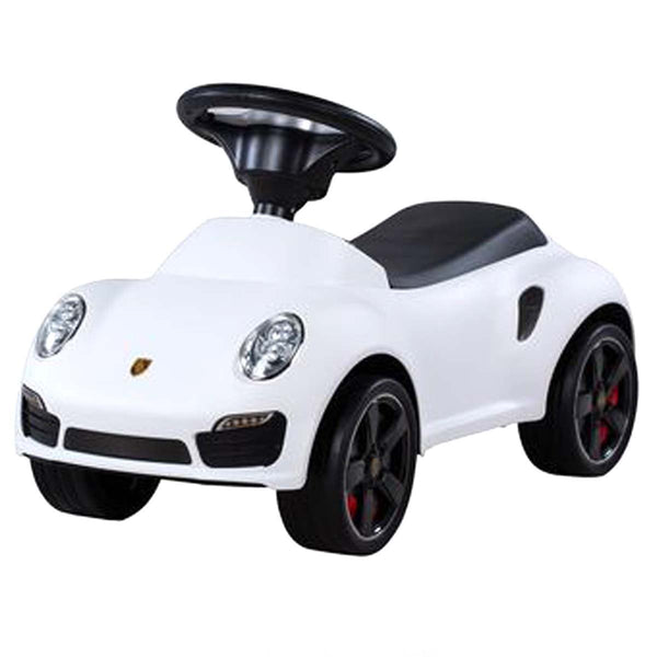 RASTAR - Licensed Porsche 911 Turbo S Foot to floor Push Car - White
