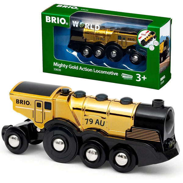 BRIO - Mighty Gold Action Locomotive - BRI33630