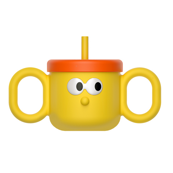 Octoto - Kids Stainless Steel Straw Cup-Panda Kids and Baby