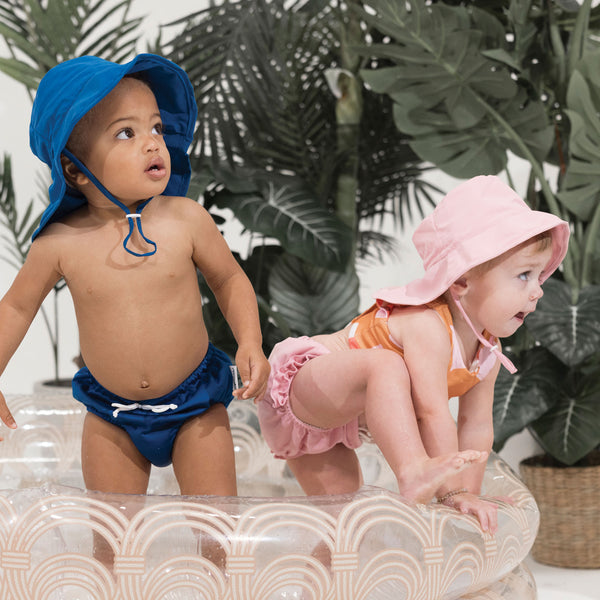 Tiny Twinkle - Sun Protection Flap Hat - Pink