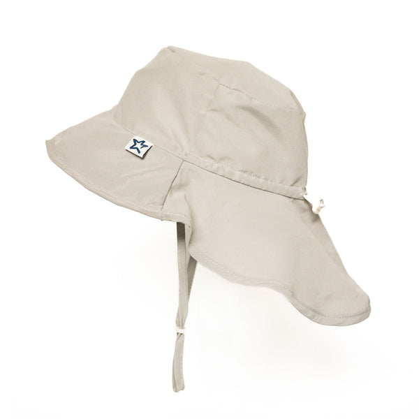 Tiny Twinkle - Sun Protection Flap Hat - Gray