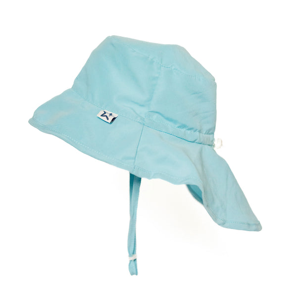Tiny Twinkle - Sun Protection Flap Hat - Light Blue