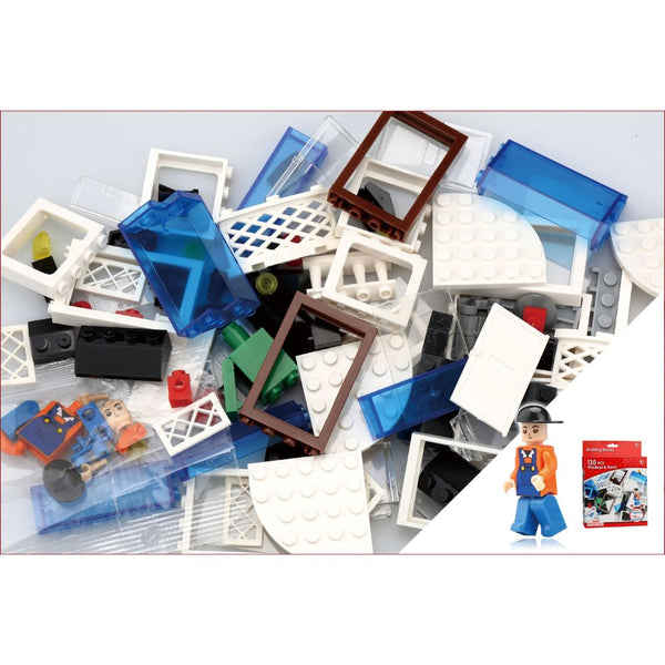 Panda Kids & Baby - 120pcs Building Blocks - Windows & Doors