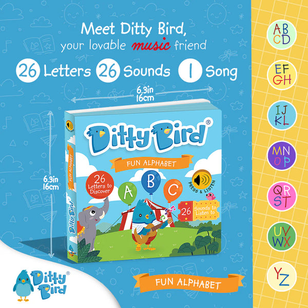 Ditty Bird - ABC Fun Alphabet USB-C Rechargeable