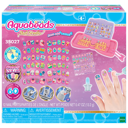 Aquabeads - Design 'n' Display Nail Studio-Panda Kids and Baby