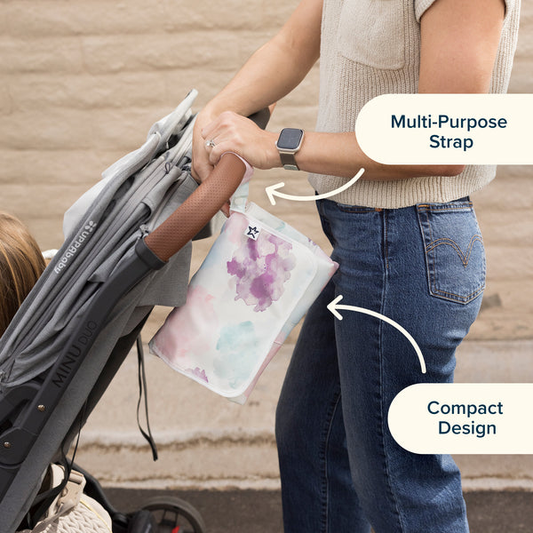 Tiny Twinkle - Mess-Proof Portable Nappy Changing Pad - Bows