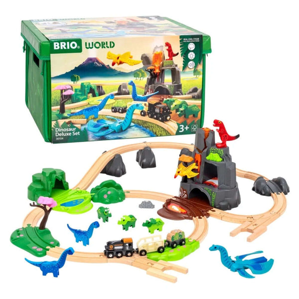 BRIO - Dinosaur Deluxe Set 45 pieces-Panda Kids and Baby