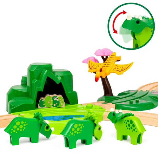 BRIO - Dinosaur Deluxe Set 45 pieces-Panda Kids and Baby