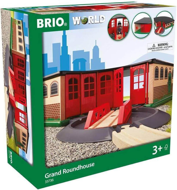 BRIO - Grand Roundhouse 3 pieces-Panda Kids and Baby