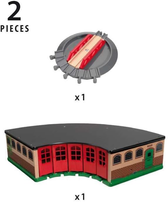 BRIO - Grand Roundhouse 3 pieces-Panda Kids and Baby
