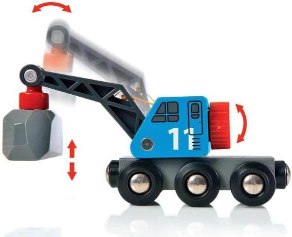 BRIO - Rail & Road Loading Set 32 pieces-Panda Kids and Baby