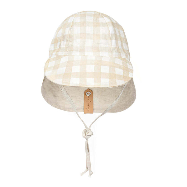 Bedhead Hats - 'Lounger' Baby Reversible Flap Sun Hat - Flynn & Flax-Panda Kids and Baby
