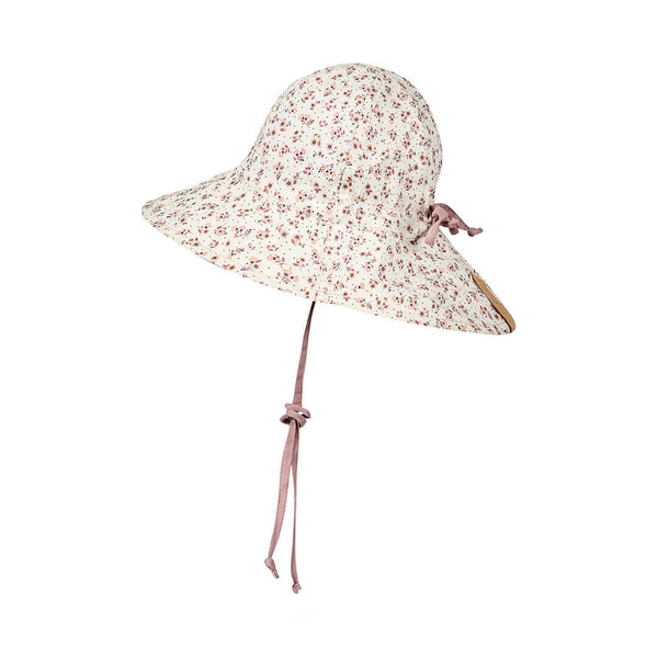 Bedhead Hats - 'Wanderer' Girls Reversible Panelled Bucket Sun Hat - Ruby & Rosa-Panda Kids and Baby